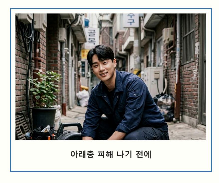 광명시 가학동 세면대막힘 뚫음 현장 작업 사진 - 배관해결사