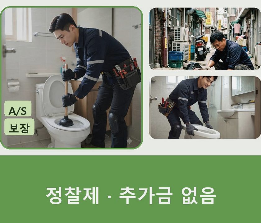 고양시덕양구 관산동 싱크대막힘 업체 현장 작업 사진 - 배관해결사