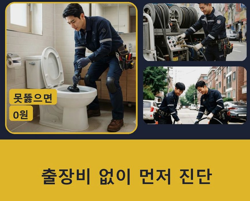 서울 종로구 관철동 하수구막힘 빠른 해결 현장 작업 사진 - 배관해결사