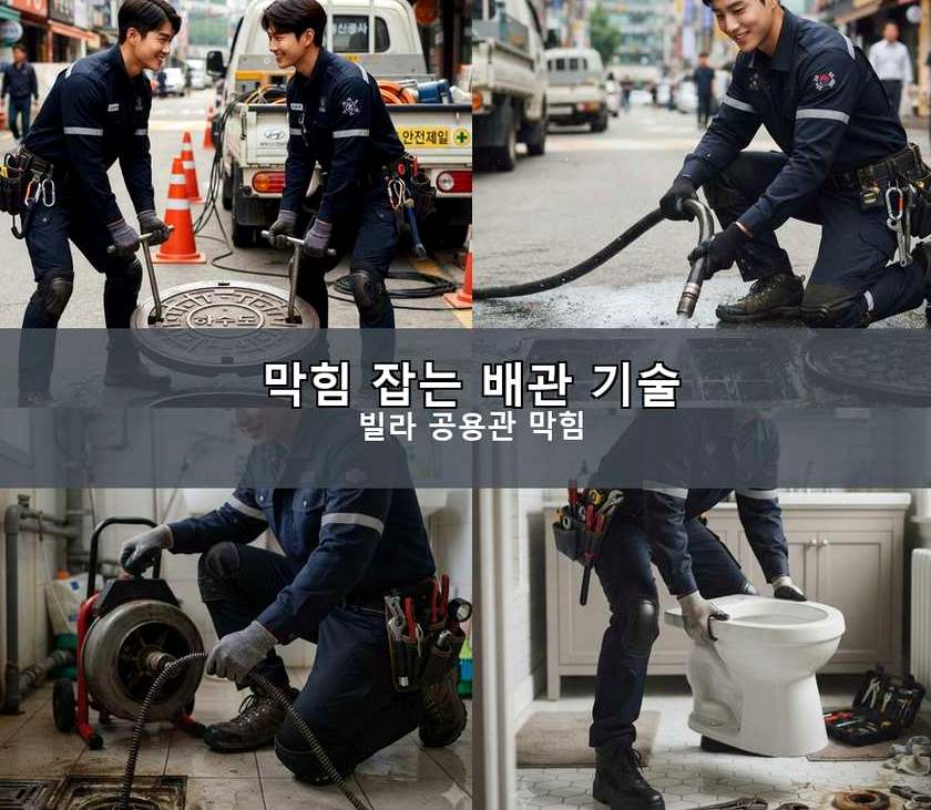 용인시기흥구 구갈동 세탁기 배수구막힘 긴급출동 현장 작업 사진 - 배관해결사