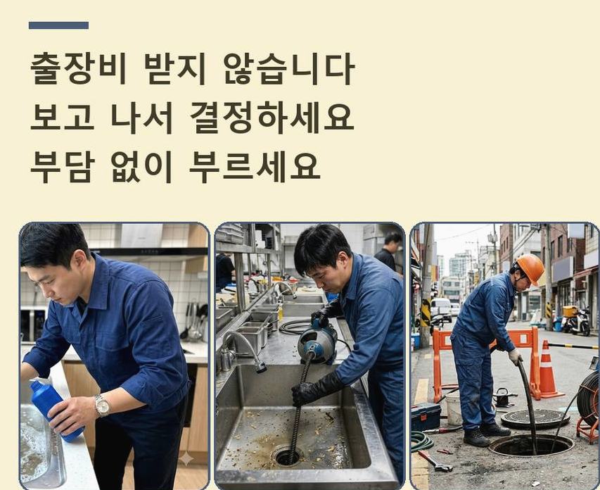 서울 종로구 구기동 하수구막힘 전문 업체 현장 작업 사진 - 배관해결사