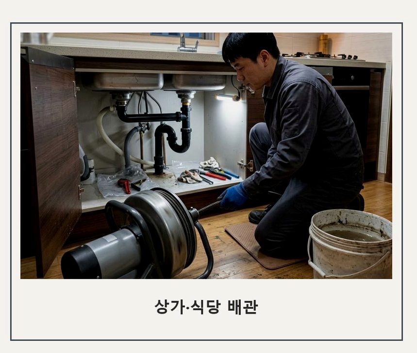 고양시일산서구 구산동 세탁기 배수구막힘 가격 안내 현장 작업 사진 - 배관해결사