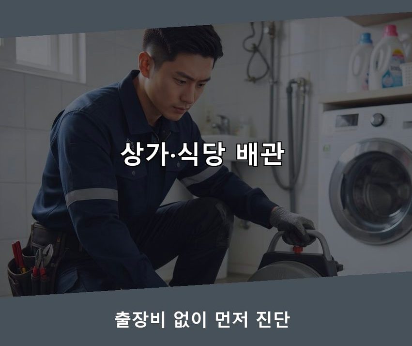 의정부시 금오동 하수구막힘 빠른 해결 현장 작업 사진 - 배관해결사