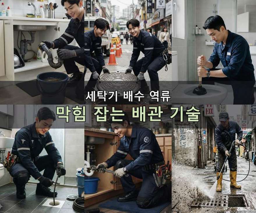 서울 종로구 낙원동 하수구막힘 업체 현장 작업 사진 - 배관해결사