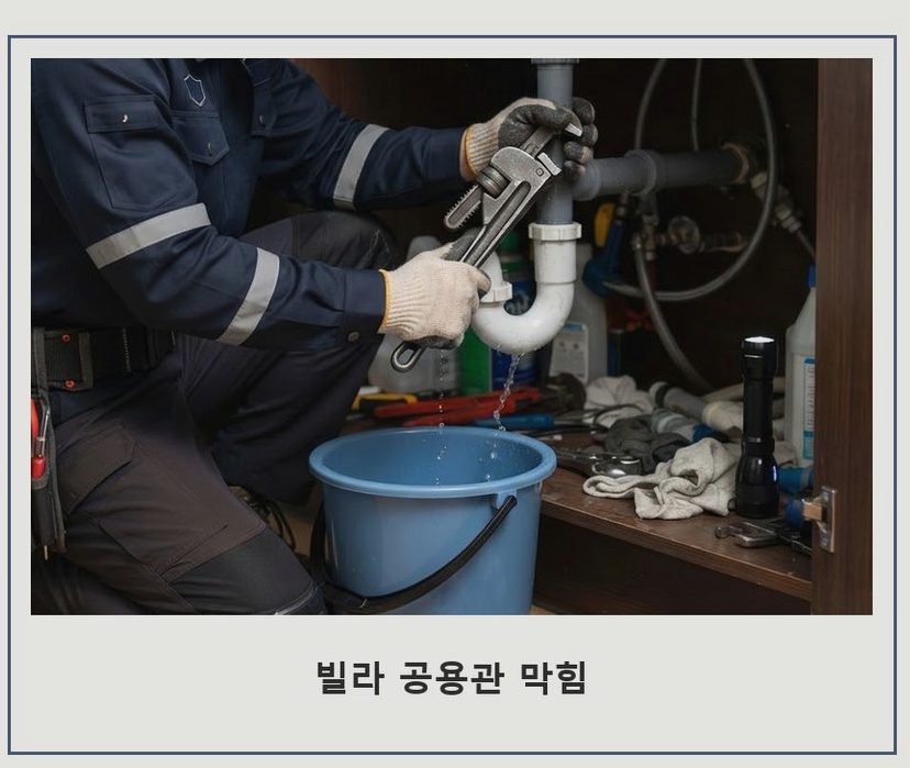 수원시팔달구 북수동 배수구막힘 고압세척·관통 작업 모습