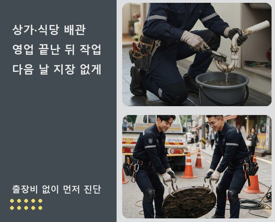 포천시 내촌면내리 변기막힘 원인 진단 현장 작업 사진 - 배관해결사
