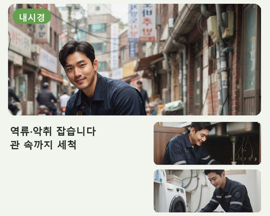 서울 영등포구 당산동 화장실 하수구막힘 업체 현장 작업 사진 - 배관해결사