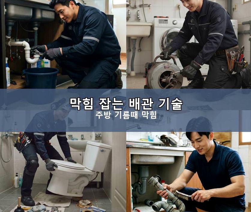 서울 영등포구 대림동 정화조막힘 당일 처리 현장 작업 사진 - 배관해결사