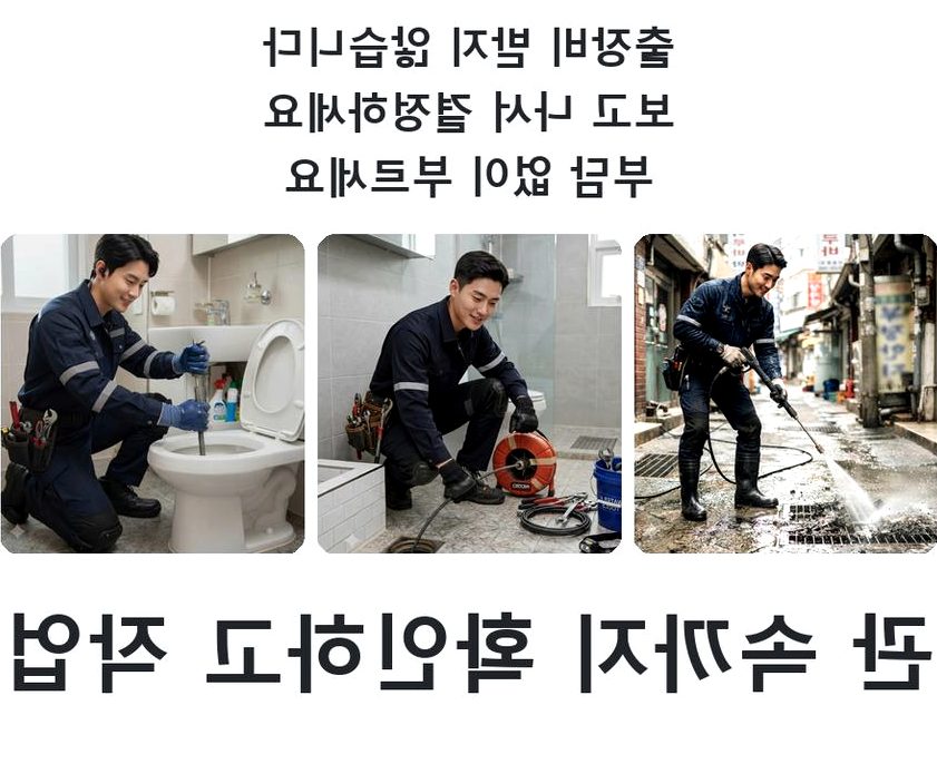 서울 서대문구 대신동 하수구막힘 업체 현장 작업 사진 - 배관해결사