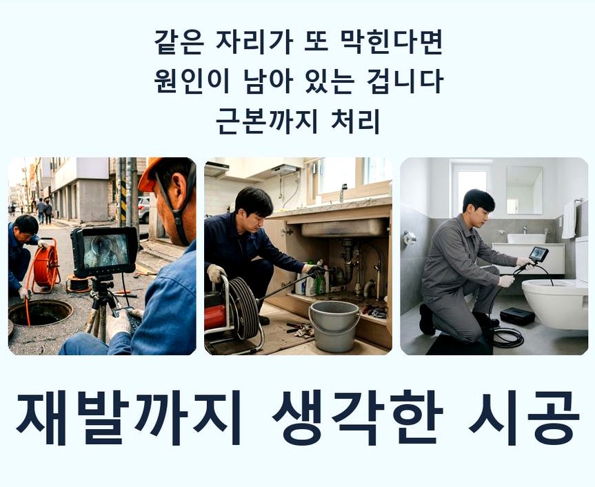 고양시일산서구 대화동 하수구 냄새 긴급출동 현장 작업 사진 - 배관해결사