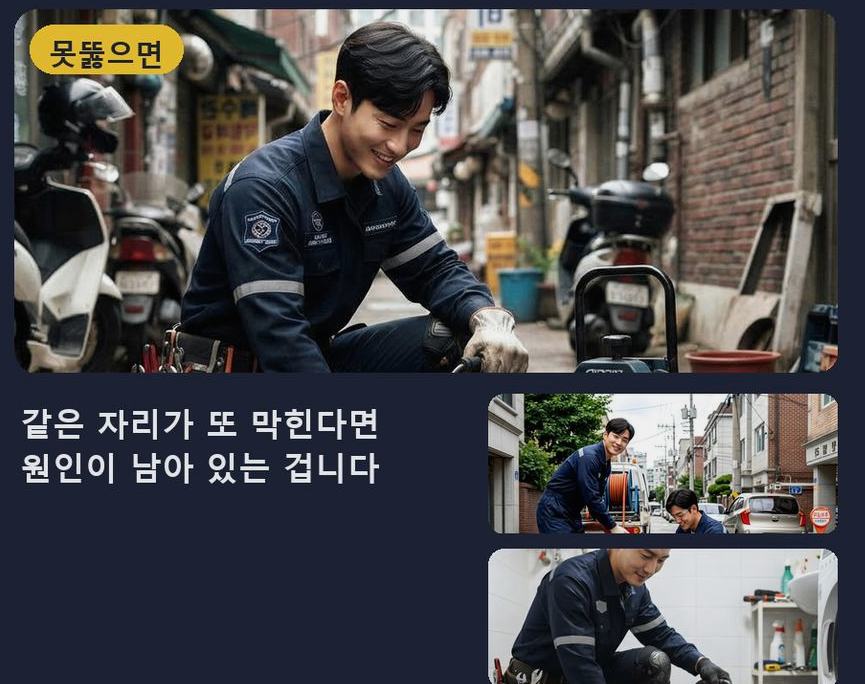 서울 영등포구 도림동 변기막힘 가격 안내 현장 작업 사진 - 배관해결사
