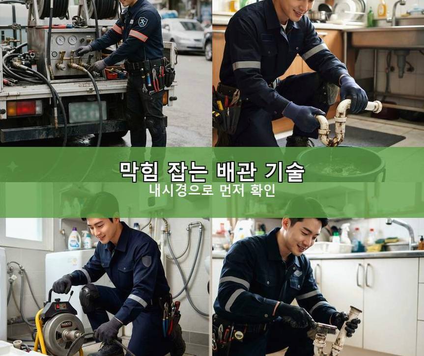 서울 성북구 동소문동 변기막힘 원인 진단 현장 작업 사진 - 배관해결사