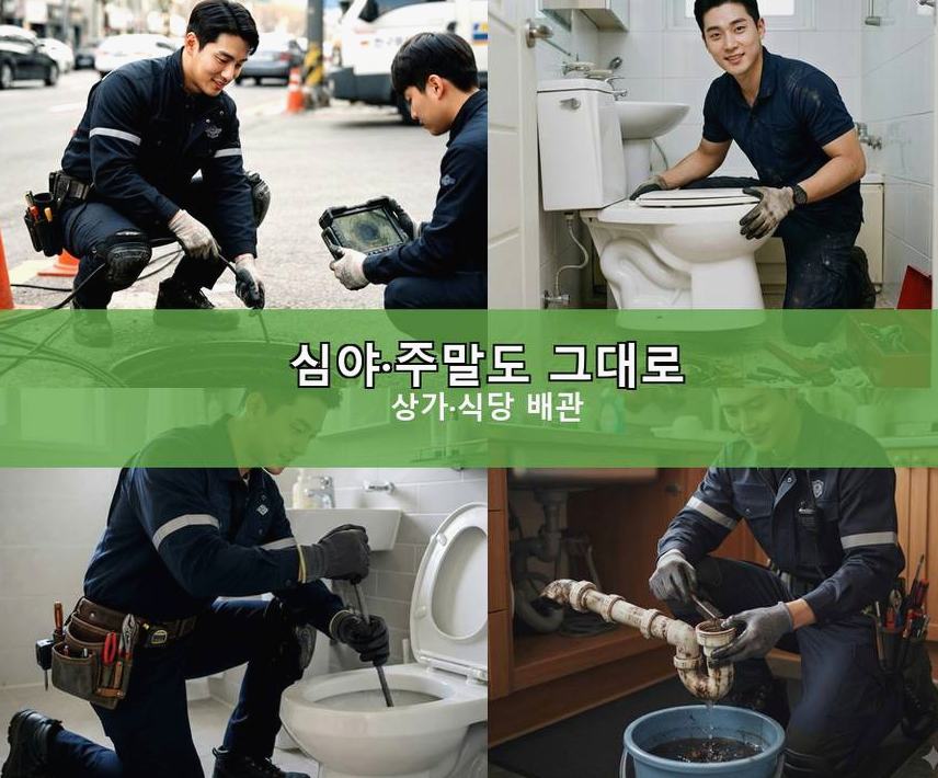 수원시영통구 망포동 베란다 배수구막힘 원인 진단 현장 작업 사진 - 배관해결사