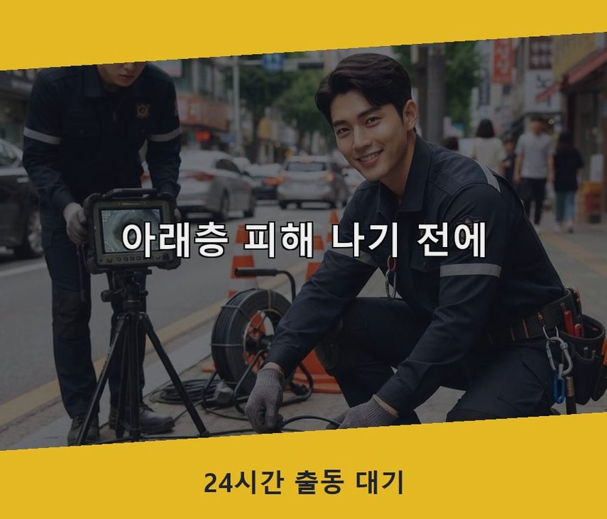 수원시영통구 망포동 욕실 배수구막힘 전문 업체 현장 작업 사진 - 배관해결사