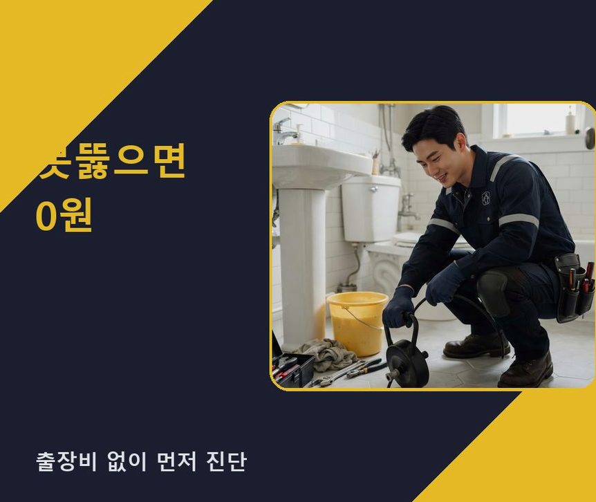 수원시영통구 망포동 하수구 역류 전문 업체 현장 작업 사진 - 배관해결사