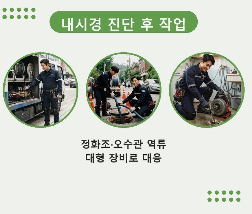 광주시 목동 싱크대막힘 출장비 무료 현장 작업 사진 - 배관해결사