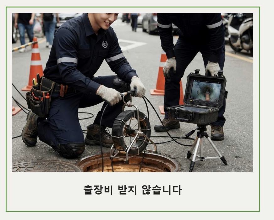 하남시 배알미동 배수구막힘 비용 현장 작업 사진 - 배관해결사