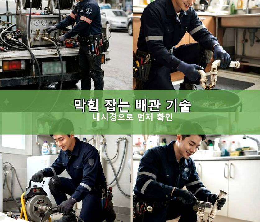 오산시 서랑동 배수구막힘 당일 처리 현장 작업 사진 - 배관해결사