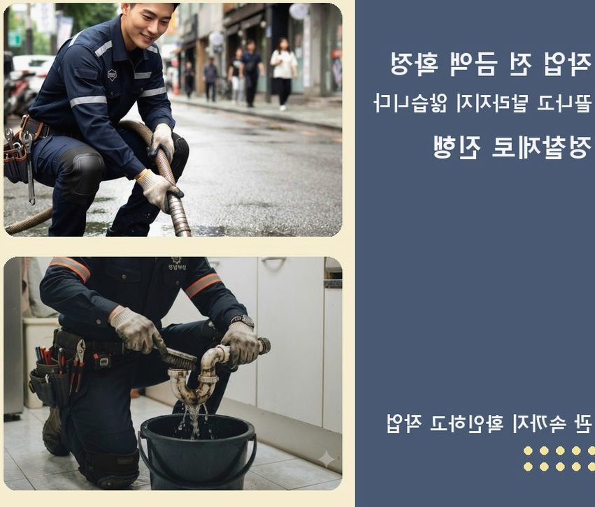 서울 동대문구 용두동 변기막힘 비용 현장 작업 사진 - 배관해결사