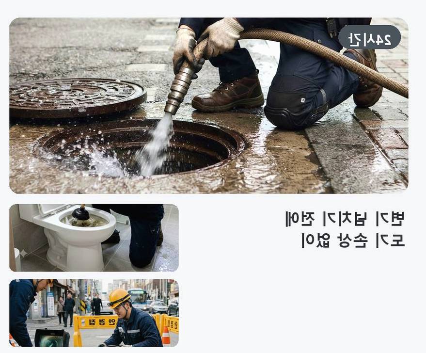 서울 동대문구 용두동 싱크대막힘 야간 출동 현장 작업 사진 - 배관해결사