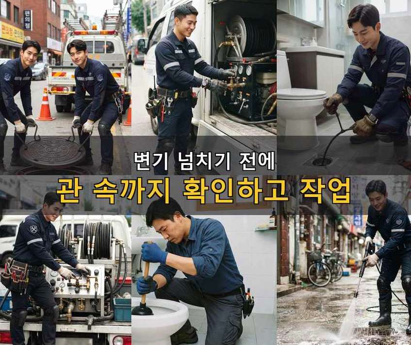 서울 성북구 성북동 싱크대막힘 빠른 해결 현장 작업 사진 - 배관해결사