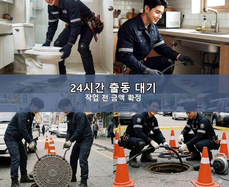 수원시팔달구 남창동 싱크대막힘 빠른 해결 현장 작업 사진 - 배관해결사