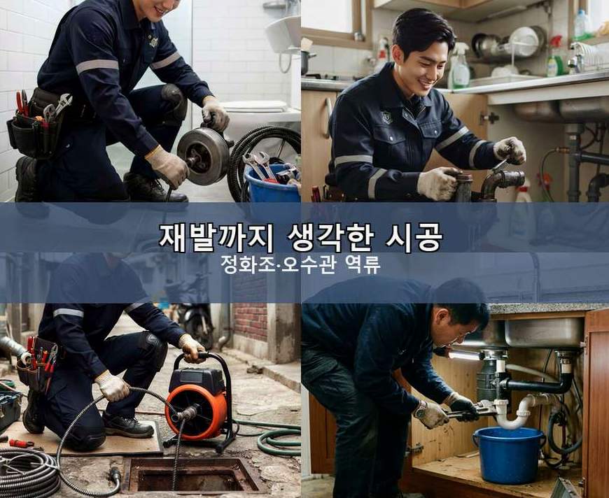 수원시팔달구 남창동 하수구막힘 야간 출동 현장 작업 사진 - 배관해결사