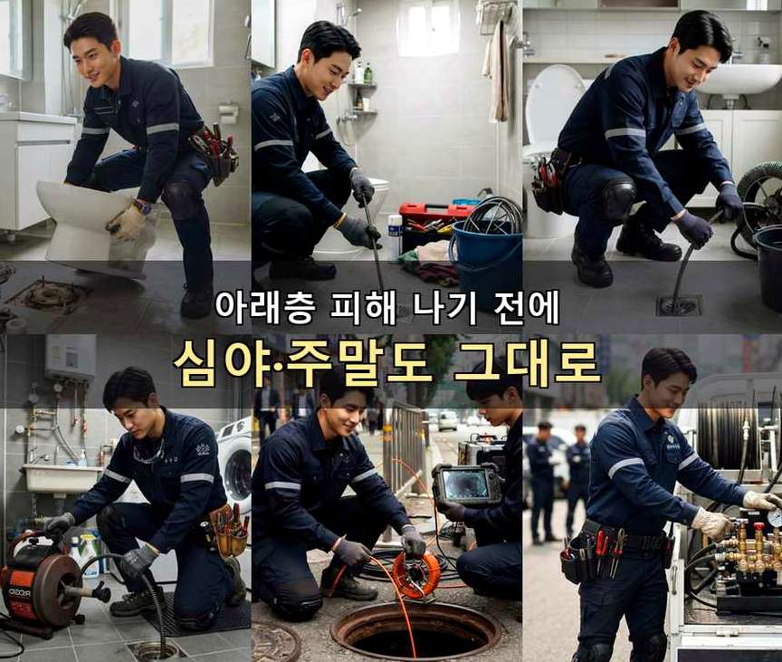 용인시기흥구 신갈동 싱크대막힘 업체 현장 작업 사진 - 배관해결사