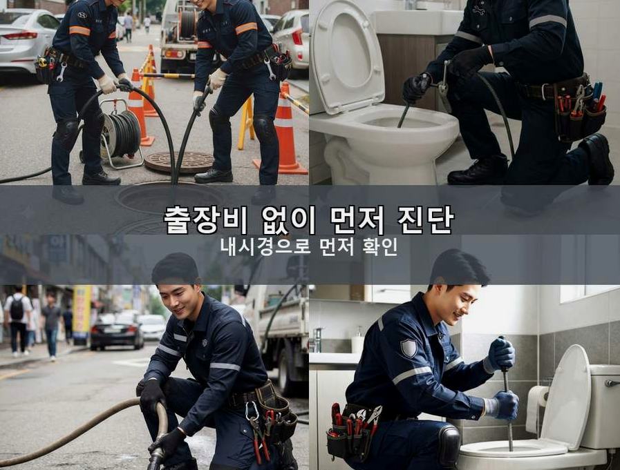 포천시 어룡동 배수구막힘 당일 처리 현장 작업 사진 - 배관해결사