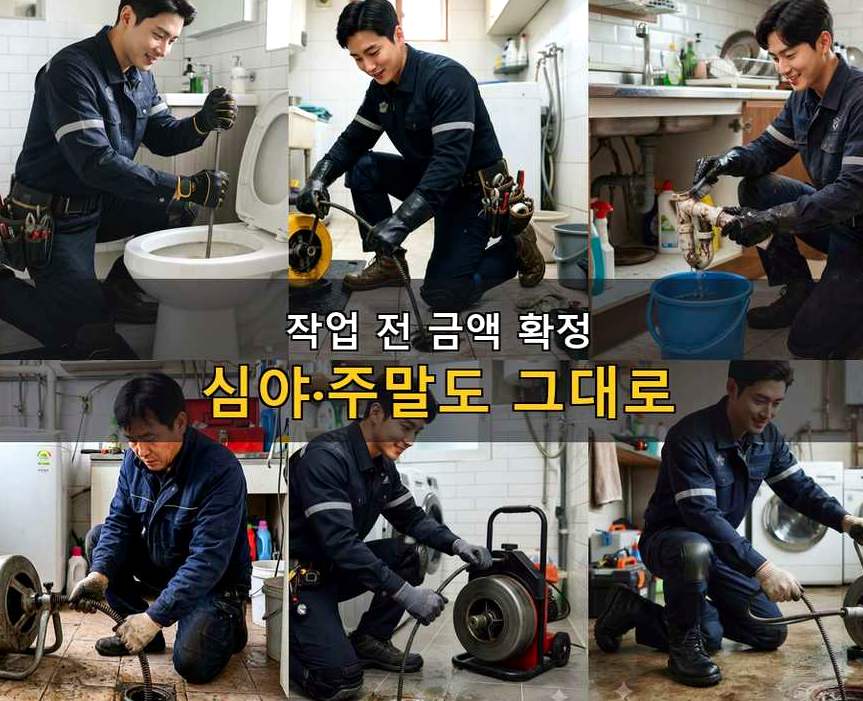 서울 영등포구 영등포동 싱크대막힘 빠른 해결 현장 작업 사진 - 배관해결사