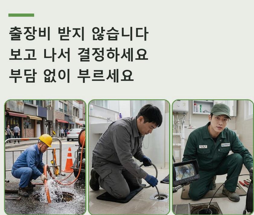 광주시 오포읍고산리 변기막힘 당일 처리 현장 작업 사진 - 배관해결사