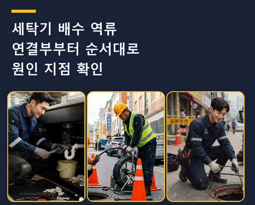 의정부시 장암동 배수구막힘 비용 현장 작업 사진 - 배관해결사