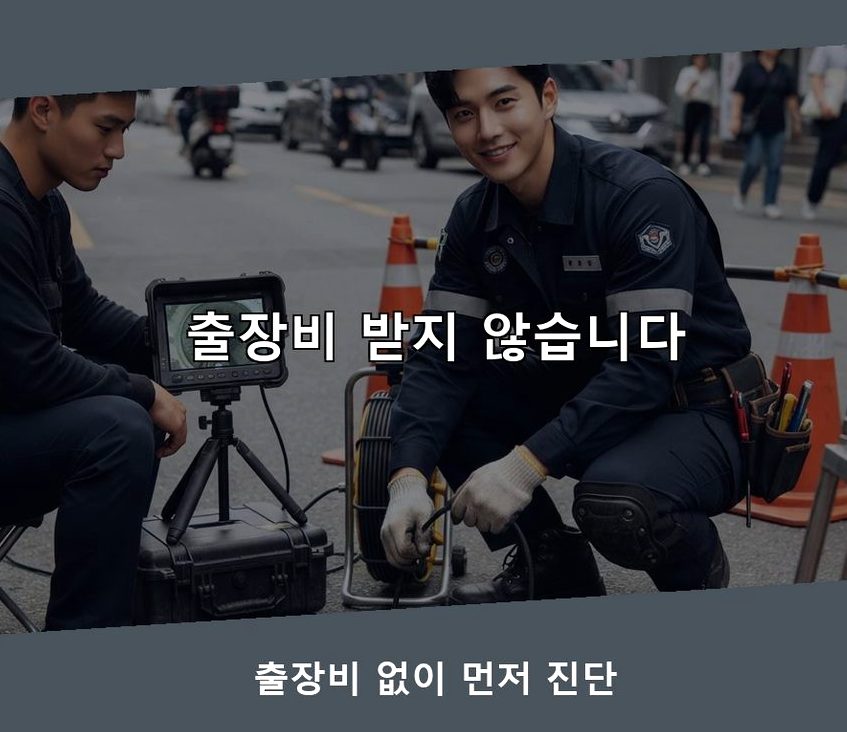 서울 성북구 정릉동 변기막힘 비용 현장 작업 사진 - 배관해결사