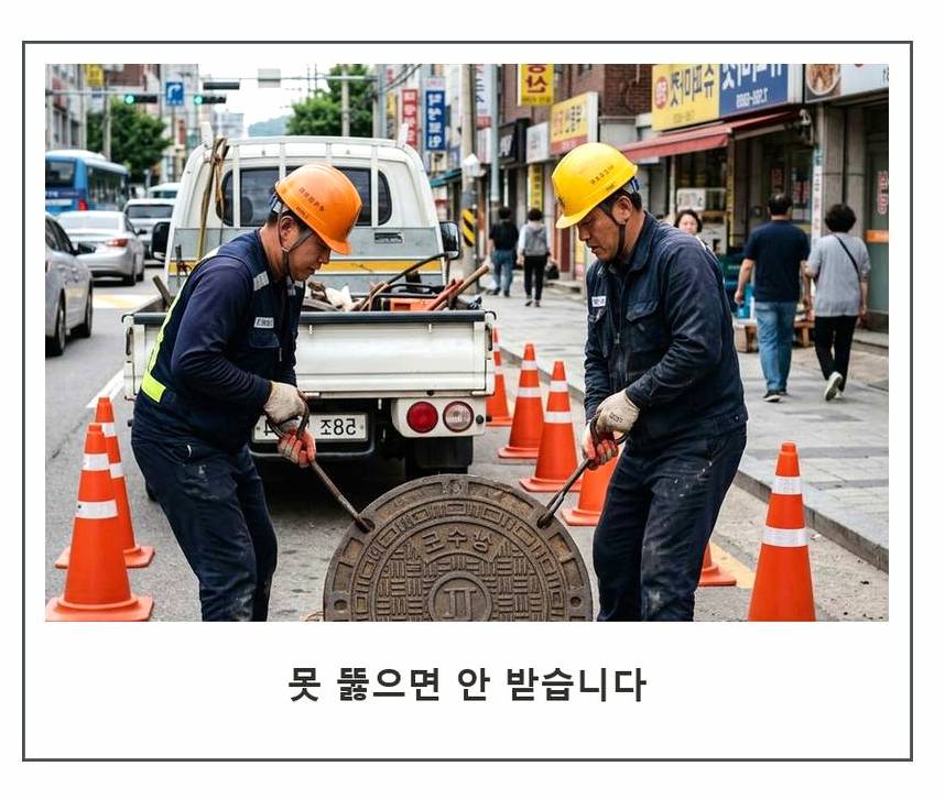 서울 서대문구 창천동 배수구막힘 당일 처리 현장 작업 사진 - 배관해결사
