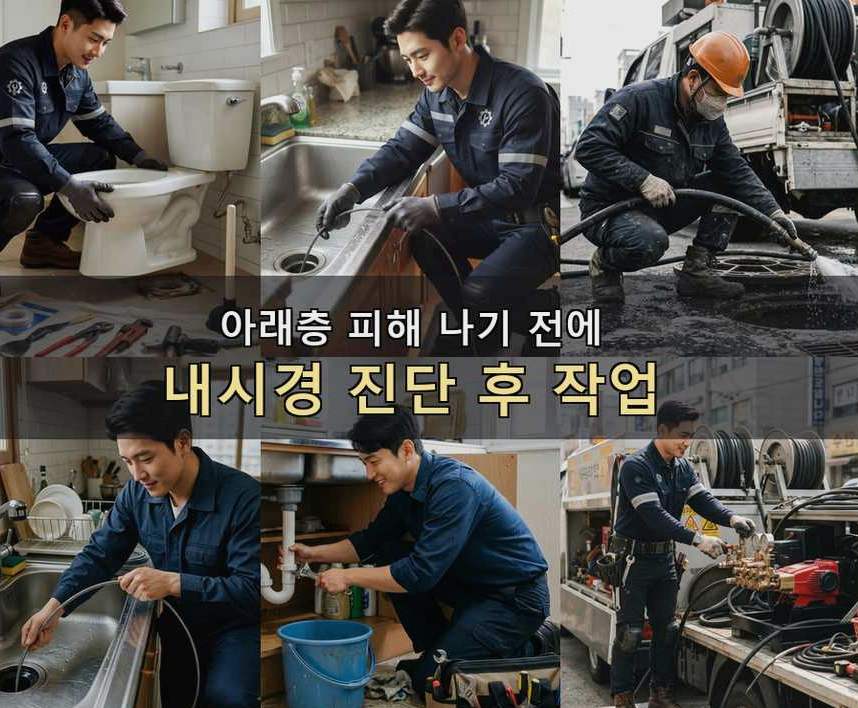 고양시일산서구 탄현동 변기막힘 가격 안내 현장 작업 사진 - 배관해결사