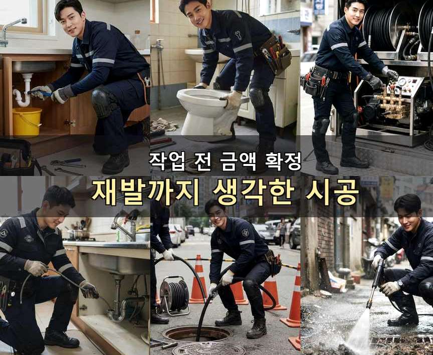 동두천시 하봉암동 변기막힘 당일 처리 현장 작업 사진 - 배관해결사