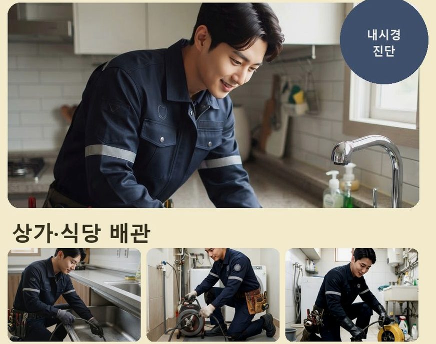 의왕시 학의동 하수구막힘 24시 출동 현장 작업 사진 - 배관해결사