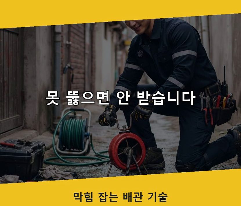 서울 동대문구 회기동 하수구막힘 빠른 해결 현장 작업 사진 - 배관해결사