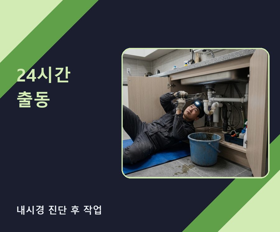 광주시 경안동 변기막힘 고압세척·관통 작업 모습