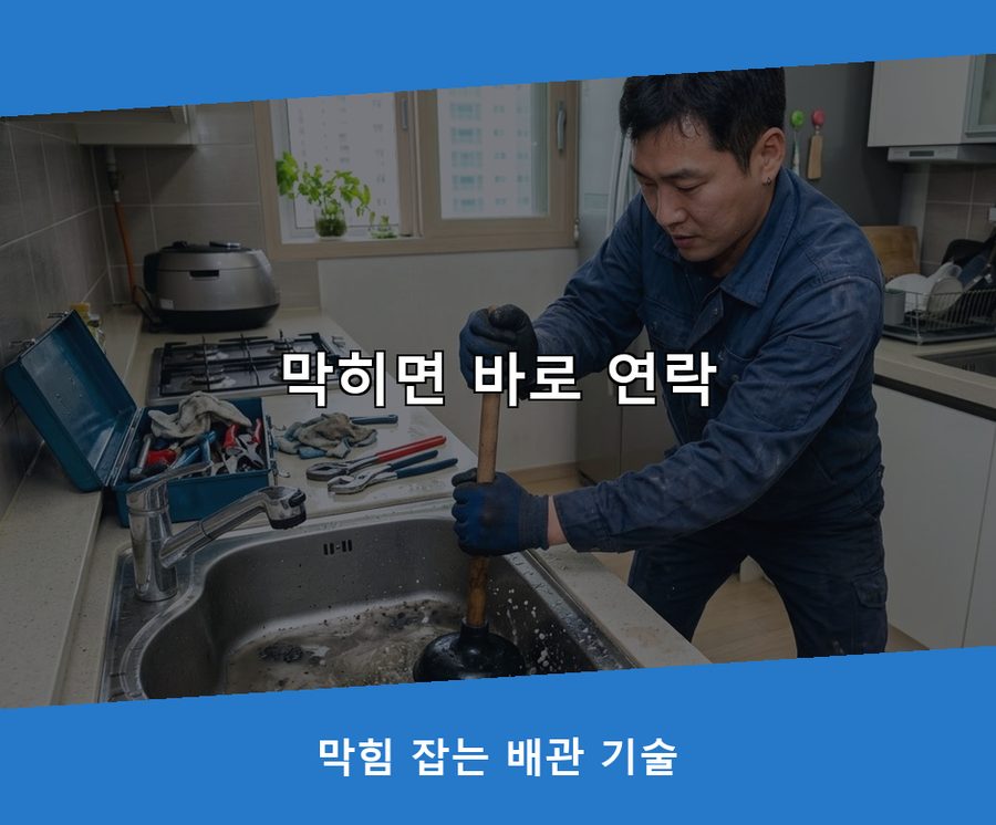 광주시 곤지암읍건업리 하수구막힘 출장비 무료 현장 작업 사진 - 배관해결사
