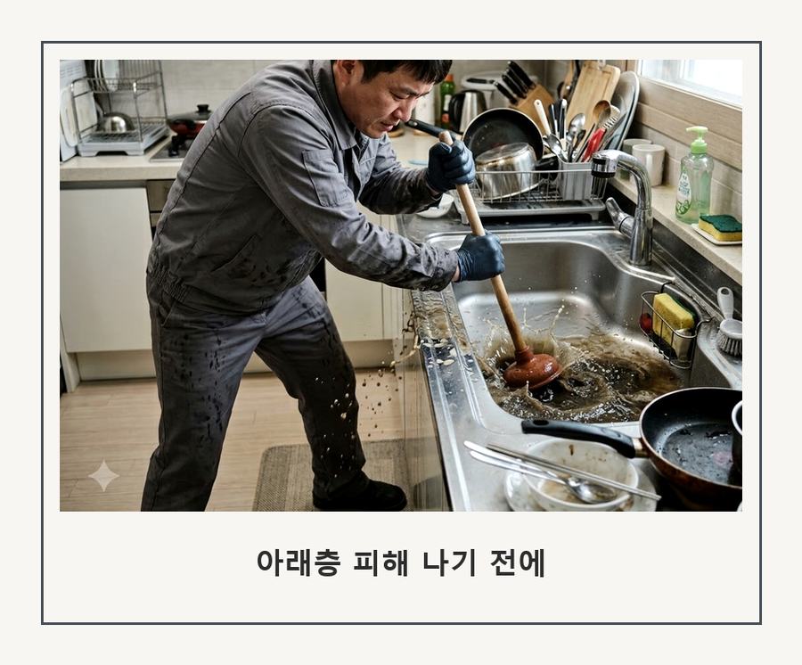 서울 종로구구 기동 배관청소 긴급출동 현장 작업 사진 - 배관해결사