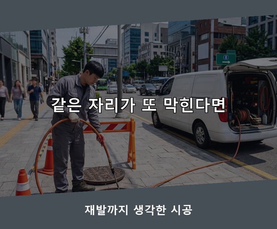 의정부시 금오동 변기막힘 비용 현장 작업 사진 - 배관해결사