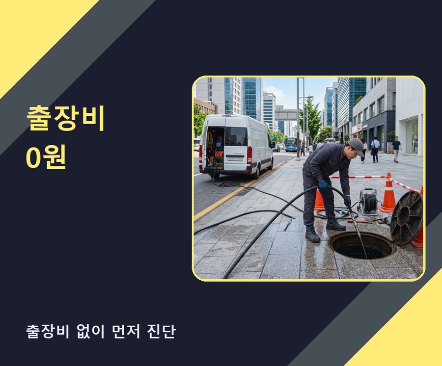 부천시오정구 내동 싱크대막힘 야간 출동 현장 작업 사진 - 배관해결사