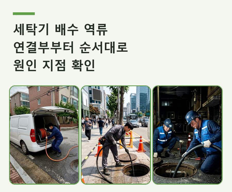 서울 동대문구 신설동 배수구막힘 당일 처리 현장 작업 사진 - 배관해결사